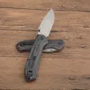 1PCS BM560 Couteau pliant pliant CPM-M4 Blade de point de chute de lavage en pierre CNC GRY G10 Handle Couteaux de dossier de poche EDC avec sac en nylon et boîte de vente au détail