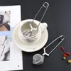 16cm Top Quality Tea Infuser Stainless Steel Sphere Mesh Tea Strainer Coffee Herb Spice Filter Diffuser Handle Tea Ball