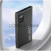 Banki zasilające telefon komórkowy o wysokiej pojemności o wysokiej pojemności 30000 mAh Szybkie ładowanie PowerBank Przenośna ładowarka do iPhone'a Samsung Huawei J231220