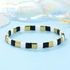 Strand KELITCH Fashion Tila Miyuki Beaded Bracelet Colorful Elastic Stretch Bracelets Women Friendship Birthday Presents