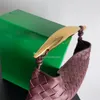 Damentasche 10A Retro Spiegelqualität Designer-Handtasche Lammfell-Einkaufstasche Kleine Intrecciato-Ledertasche mit BOX B25