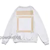 Designer Pullover Herren Felpa bianca Felpa con cappuccio per giovani Felpe con cappuccio moda Finger Ow Abbigliamento con cappuccio di marca 8CGG