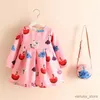 Mädchen Kleider Mädchen Kleid Kinderkleding Meisjes 2021 Frühling Marke Kinder Kostüm für Kinder Kleider Kleidung Charakter Prinzessin Kleid mit Tasche