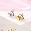 Stud Earrings Vintage Punk Fashion Creative Skeleton Hand Ear Clip Earring For Women Men Trendy Party Jewelry Couple Gift On