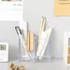 Boîtes de rangement Conteneur Makeup Pot Up Organisateur pour le support Cosmetics en acrylique brosse Cosmétique Plastique