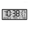 Relógios de parede Alarme multifuncional Relógio ajustável brilho digital para estudantes