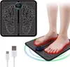 Elektryczne masażerki EMS Electric Foot Massager Pad Ból Ból Relaks Relaks Stopy Acupints MATS MAT MATH STOMULACJA MIŁO