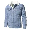 Men's Jackets Men Light Blue Denim Jackets Slim Casual Coats New Male High Quality Cotton Thicker Winter Jean Warm S-6XLL231026