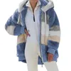 Kobiety swetry kobiety polar luźne bluzy jesienne zima gruba miękka miękka miękka miękki motekwework z suwakiem Zip Cardigan Coats 11-5xl LYY-8060L231213