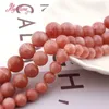 Crystal 10 12mm Round Sunstone Beads Ball Smooth Natural Stone Beads For DIY Necklace Bracelat Earring Jewelry Making 15" Free Shipping