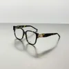 Solglasögon Balen New Paris Ciaga Home Anti Blue Light Academic Eyeglass Frame B0104 Black Frame Plain Color Mirror för män och kvinnor samma stilplatta kan kopplas ihop med