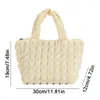 Evening Bags Bubble Gauze INS Female Underarm Bag Pleated 2023 Trend Tote Cloud Lightweight Shoulder For Girl