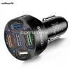 35W USB Car Charger QC 3.0 7A Fast Charging Car Phone Charger For iPhone 12 13 14 15 Pro Xiaomi Huawei Samsung S22 S23 S1 With Retail Box