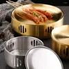 Plates 1 Pcs Korean 304 Stainless Steel Grill Barbecue Rack Roast Plate Dry Pot Tray Bar Restaurant Tableware