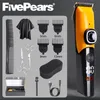 FivePears Professional Hair Clipper Cordless Trimmer Men s Haircut Machine Adjustable For Men Barber 231220