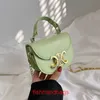 Bolsas de couro de designer de moda Luxo 2023 nova mini -sela bolsa versátil um ombro portátil com logotipo original