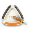 Cigar Ashtray Triangle Portable Ceramic 3 Cigars Gadgets Home Tools Smoking Accessories Ash Tray Cigarette Holder