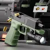 Simulation of 1911 Children's Toy Gun with Automatic Rifle Return Mechanical Repeater Gun and Empty Hanging Anti Blowing Soft Bullet Gun