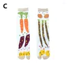 Women Socks Cotton Women's Long Tabi Medium Tube Korean Breathable Leisure Girls Male Mid-calf Sock Spring Summer Men Printed