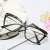 Monturas de gafas de sol para mujer, anteojos sexys con forma de ojo de gato, gafas transparentes de marca de diseñador, gafas transparentes Vintage, montura óptica