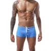 Men's Swimwear Men Sexy Low Waists Underpant Lace Triangular Printing Swimming Short Spring Shorts Trunks