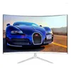 Monitoren Inch Ips Gamer 1080P Gebogen Monitor Pc 75Hz Compatibele LCD-schermen Desktop Hd Gaming Computer Drop Delivery Computers Netwo Dhuec