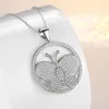 Collane a ciondolo SDA Genuine 925 Sterling Silver Women's Collana Design a farfalla