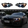 För BMW F30 F35 LED-strålkastare 13-19 320i 325i LED DAYTIME Running Light Streamer Turn Signal Indicator High Beam Angel Eyes Projector Lens