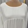 Etnische Kleding Effen Abaya Moslim Lange Jurk Vrouwen 2023 Jalabiya Eid Crêpe Ballon Mouw Islamitische Jilbab Afrikaanse Jurken Dubai Kaftan