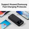 Cell Phone Power Banks Baseus Power Bank 20000mAh Mobile Phone Charger 30000mah Portable External Battery Powerbank Quick Charge For iPhone 14 Xiaomi J231220