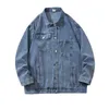 Herenjassen Denim jack Heren - Herfst 2023 Nieuw Japans modemerk Los Eenvoudig Casual Vintage Topmodel sL231026