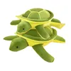 Härlig sköldpadda plysch leksak kawaii djurdockor fyllda mjuka djur havssköldpadda kudde födelsedagspresenter för barn flicka