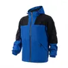 Jackets masculinos 2023 e terno feminino Terno de tempestade com capuz Windbreaker à prova d'água no inverno ao ar livre jaqueta