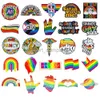 2024 Trendy Rainbow Emaille Brosche Queer Schlange Rod Satan Ram Jesus Ally Gay Fancy Herz Flagge Hand Rainbow Abzeichen Punk Lapel Pin Schmuck Mode Accessoire