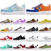 DIY exquisite shoes beautiful autumn mens Leisure shoes for men women casualplatform sneakers Classic cartoon graffiti trainers comfortable mild pink sports