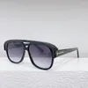 Sonnenbrille Acetat Frauen 1103 Oval Large Frame Mode hochwertige Herrenbrillen Gradientenlinse Anti Uv400 Schwarzes Braun Grau