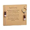 Necklace Earrings Set Fashionable Bracelet And Keyring Portable Keychain Bangles Jewelry Ornament Drop