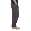 Pantaloni da uomo Primavera Autunno Casual Uomo Cargo Pantaloni larghi in cotone Tuta da uomo Jogging dritti multitasche Homme 5XL