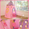 Tendas de brinquedo Tenda infantil Role Play Brinquedos internos Estrelas e Lua Decoração Playhouse Espaço próprio para crianças Parque de diversões para casa infantil Q231220