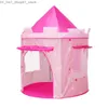 Tende giocattolo Castello della principessa Giocattoli per ragazza Tenda per bambini Casa Gioca Tenda da campeggio Regalo di Capodanno per bambino Tenda Teepee per bambini Q231220