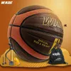 WADE 7# Bal voor binnen/buiten Gebruikt voor wedstrijden Professionele basketbalbal voor studentenschool Professioneel PU-leer 231220