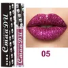 LIGH GLSS CMAADU MARDE COSPETYC 8 Kolory Seksowne makijaż płynny Lipstick Krem nawilżający Shine Shimmer Make Up Farba 231219