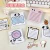 80 folhas kawaii cão bloco de notas pegajosas para fazer lista colorido engraçado planejador escola material de escritório papelaria 231220