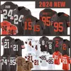 95 Myles Garrett Fußballtrikot Nick Chubb Joe Flacco Joe Thomas Amari Cooper Jeremiah Owusu-Koramoah Denzel Ward Deshaun Watson Dustin Hopkins Elijah Moore