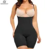 Kvinnor skummar Shapewear Sexy Slimmer Underbust Shaper Miss Moly Butt Lifter Short Faja midjetränare Mage Control Corset Linglingies 231220