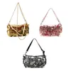 Evening Bag Sequins Handbags Top Handle Clutches Wallets with Chain for Vacation Beach Cocktail Party Shopping Bridal 231219
