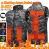Vestes chauffées électriques 9 zones de gilet Hommes femmes Veste de chauffage USB de manteau de sport pour le camping 231020
