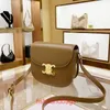 Celins's Tote Bags Handbags Luxurys Designers Pico Belt Triumphal Women's Bag Advanced Texture VersatileWith original Logo