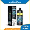 오리지널 vape bar 12000 퍼프 e 담배 향기로운 맛 Fuirt 풍미 맛 담보 펜 16ml 메쉬 코일 650mAh 배터리 충전 가능 플러스 12k 퍼프 vapes