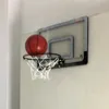 Hängendes Basketballbrett-Netz-Set, stanzfrei, transparente Tür, hängende Rückwand, Basketballkorb-Ständer, für Outdoor-Sportübungen 231220